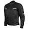Vance Leather Viper Mens Black Reflective Mesh Motorcycle Jacket wCE Armor Thermal Removable Liner Black XLarge
