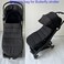 Feliliber Stroller accessories winter footmuff compatible with Bugaboo Butterfly stroller warm Socks for Bugaboo Bee stroller rainproof fabric Black