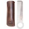 HideDrink Hide Drink Rustic Comb Case Comb NOT Included Protector Holster Stylish Sleeve Personal Care Barber Accessories Full Grain Leather Handmade Bourbon Brown