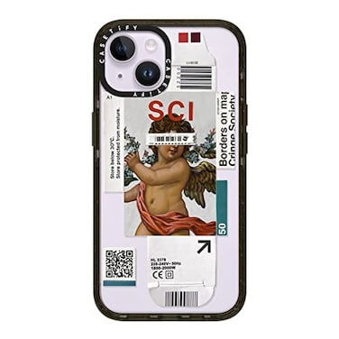 CASETiFY Impact iPhone 14 Case 4X Military Grade Drop Tested 82ft Drop Protection Below 30 Degrees Glossy Black