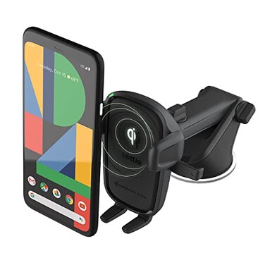 iOttie Car Charger Easy One Touch Wireless 2 Qi Charging Dashboard Phone Mount for iPhone Samsung Galaxy Huawei LG Smartphones