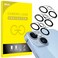 JETech Camera Lens Protector for iPhone 14 61Inch and iPhone 14 Plus 67Inch 9H Tempered Glass AntiScratch Case Friendly Does Not Affect Night Shots HD Clear 3Pack