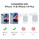 JETech Camera Lens Protector for iPhone 14 61Inch and iPhone 14 Plus 67Inch 9H Tempered Glass AntiScratch Case Friendly Does Not Affect Night Shots HD Clear 3Pack