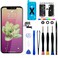 Brinonac for iPhone X OLED Screen Replacement Kit 58 inch 3D Touch Screen Display Digitizer Frame Assembly Set with Repair Tools and Tempered Glass Protector