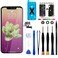 Brinonac for iPhone X OLED Screen Replacement Kit 58 inch 3D Touch Screen Display Digitizer Frame Assembly Set with Repair Tools and Tempered Glass Protector