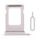 Perzework SIM Card Tray Holder Slot Replacement for iPhone 12 Pro and iPhone 12 Pro Max Silver with Waterproof Rubber Ring and Eject Pin Single Sim Version