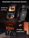 hohem iSteady M7 Gimbal Stabilizer for iPhone 3Axis Smartphone Gimbal with Magnetic AI Tracker Fill Light Detachable Touchscreen Remote Controller Builtin Extension Rod 500g Payload