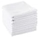 Scotamalone Mens Handkerchiefs 100 Soft Cotton White Hankie Hankerchieves