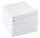 Scotamalone Mens Handkerchiefs 100 Soft Cotton White Hankie Hankerchieves