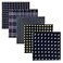 Retreez 5 Piece Assorted Woven Microfiber Premium Pocket Square Gift Box Set Set 007