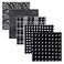 Retreez 5 Piece Assorted Woven Microfiber Premium Pocket Square Gift Box Set Set 009
