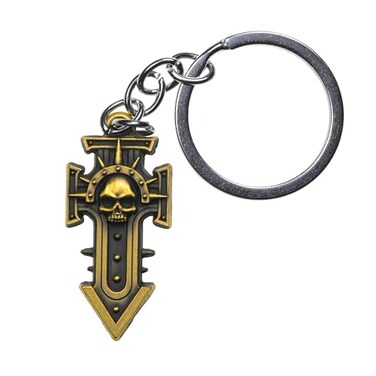 Starforged Mens Keychain Charm Warhammer 40K Indomitus Crusade Badge 1 PC