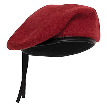 Rothco GI Style Wool Beret US Numeric 7 12 Red