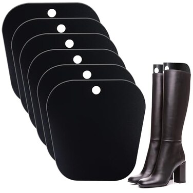 Ruisita 6 Pack 3 Pairs Reusable Boots Tall Support Boot Shapers Form Inserts for Preventing Bending and Creasing