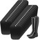 Coume 30 Pieces 15 Pairs Boot Shapers Form Inserts Keeper Tall Boots Support Holders for Women Men10 InchBlack