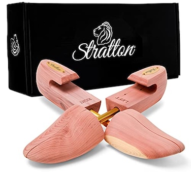 Stratton MENS ADJUSTABLE SPLIT TOE CEDAR SHOE TREE GROWN IN USA XLarge 115135 US 1pack