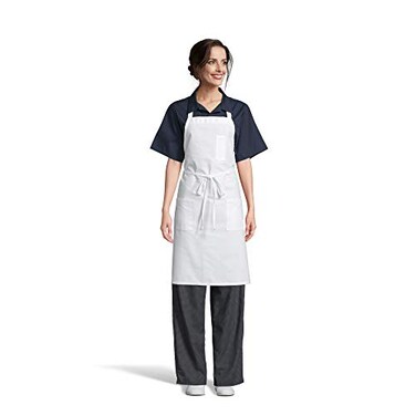 Uncommon Threads mens Restaurant Bib Apron White One Size US