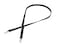 VanEnjoy Full Grain Leather Adjustable Replacement Strap Cross Body Bag Purse 2651 inch Silver Hardware 18 CM Width BlackSilver Lock