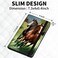 BEOTIWAD Checkbook Cover Running Horse Pattern Premium Leather Check Book Holder Wallet with RFID Blocking Function for Men and Women
