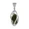 Starborn Rough Moldavite Silver Cage Pendant 35