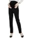 Bhome Maternity Work Long Pants Flattering Stretch Slim Fitted Trousers Black S