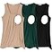 PARNIXS Summer Womens Maternity Nursing Tank Top Sleeveless Comfy Breastfeeding Clothes