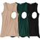 PARNIXS Summer Womens Maternity Nursing Tank Top Sleeveless Comfy Breastfeeding Clothes