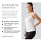 IngridIsabel Ingrid Isabel Nursing Shaping Cami Seamless Maternity Tank Top with Adjustable Straps Easy Breastfeeding Access White