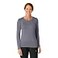 Wink Layers Scrubs for Women Long Sleeve Silky Tee Pewter L