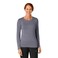 Wink Layers Scrubs for Women Long Sleeve Silky Tee Pewter L