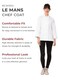 Chef Works Womens Le Mans Chef Coat