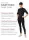 Chef Works Womens Hartford Chef Coat Black XLarge