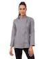 Chef Works Womens Hartford Chef Coat Grey Medium