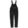 Carhartt Womens Force Relaxed Fit Ripstop Bib Overall Black Small