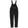 Carhartt Womens Force Relaxed Fit Ripstop Bib Overall Black Small