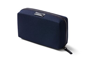 Bellroy Tech Kit tech Accessories Zip Pouch Power Bank Phone Charger Cables Earbuds Navy