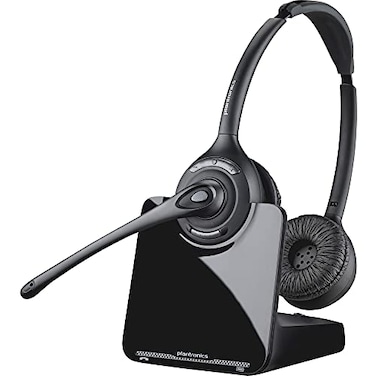 Plantronics PLCS520 Binaural Wireless Headset System BlackSilver