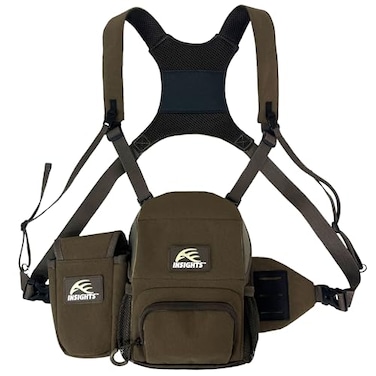 Insights Hunting by frogg toggs Binocular and Range Finder Harness Solid Elements Brown One Size