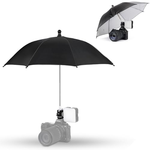 Kiorafoto Kiorafoto 3 Level Height Adjustable Camera Hot Shoe Umbrella