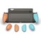 Savage Raven by Skull Co GripCase Soft Protective Case with Replaceable Grips to fit All Hands Sizes for Nintendo Switch 2 Neon Blue Red
