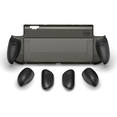 Savage Raven by Skull Co GripCase Soft Protective Case with Replaceable Grips to fit All Hands Sizes for Nintendo Switch 2Black