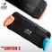 Savage Raven by Skull Co NeoGrip Bundle an Ergonomic Grip Hard Shell with Replaceable Grips to fit All Hands Sizes for Nintendo Switch 2 with Maxcarry Carrying Case Neon Blue Red