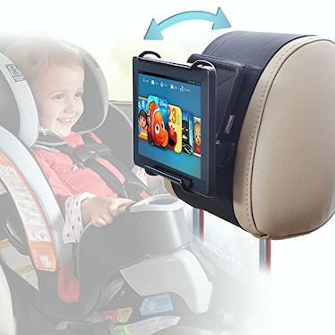 WANPOOL Car Headrest Holder Angle Adjustable Car Headrest Mount Holder for 710 Inch Fire Tablets