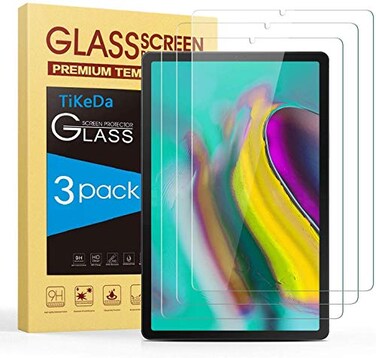 TiKeDa 3Pack Screen Protector for Galaxy Tab S6 T860Tab S5e 105 inch 2019 ReleaseSamsung Galaxy Tab S6Tab S5e Tempered Glass Screen Protector with SPen CompatibleScratch Resistant