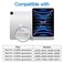 JETech Screen Protector for iPad Pro 129Inch 2022202120202018 6th5th4th3rd Model Edge to Edge Liquid Retina Display Face ID Compatible Tempered Glass Film 1Pack