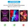 SPARIN 2 Pack Screen Protector Compatible with iPad Pro 129 inch 2022202120202018 Released 6th5th4th3rd without Home Button Tempered Glass Screen Protector Work with Face ID