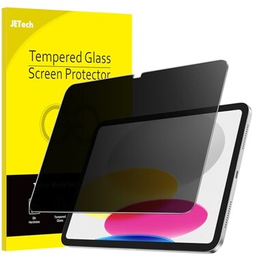 JETech Privacy Screen Protector for iPad A16 11th10th Generation 20252022 AntiSpy Tempered Glass Film