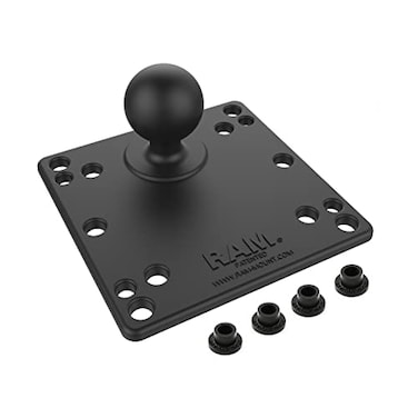 RAM MOUNTS 100x100mm VESA Mount Plate with C Size 15 Ball RAM246U