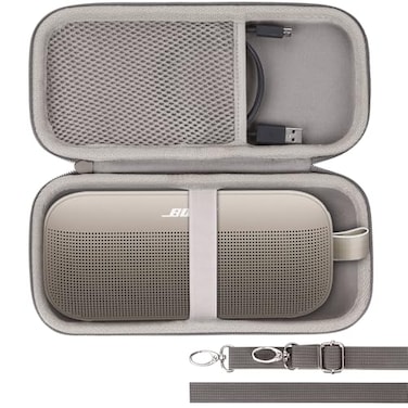 Lebakort Hard Case Compatible with Bose SoundLink Flex 2nd GenBose SoundLink Flex Portable Speaker Sandstone Case