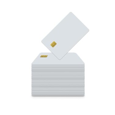 Cryptnox FIDO2 Security Key Two Factor Authentication 2FA NFC Security Key Connect via NFC for Microsoft Apple Google Facebook Dropbox Mifare DESFire Convenient Card FIDO Pack of 25